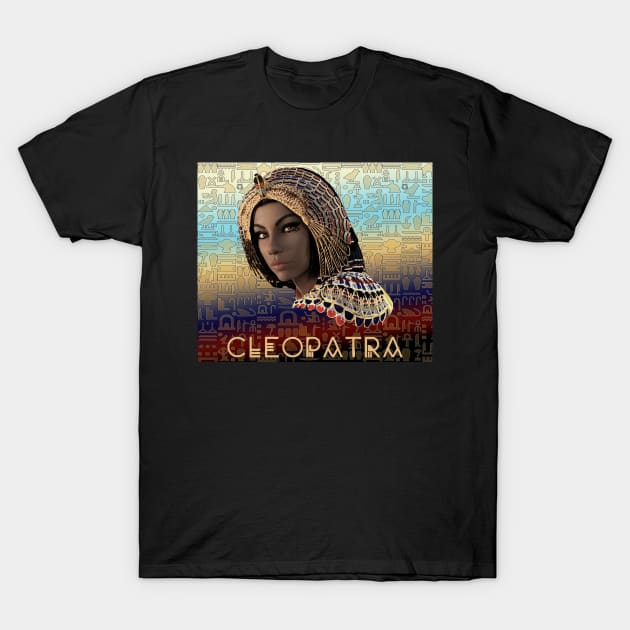 Cleopatra Queen of Egypt -  Ancient Egypt t-shirt T-Shirt by KrasiStaleva